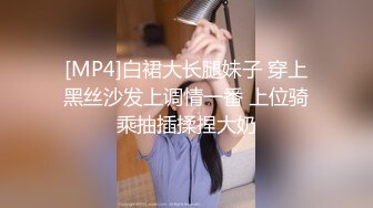 [MP4]白裙大长腿妹子 穿上黑丝沙发上调情一番 上位骑乘抽插揉捏大奶