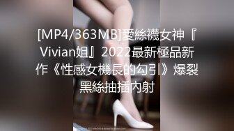 [MP4/363MB]愛絲襪女神『Vivian姐』2022最新極品新作《性感女機長的勾引》爆裂黑絲抽插內射