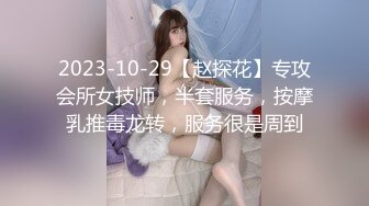 2023-10-29【赵探花】专攻会所女技师，半套服务，按摩乳推毒龙转，服务很是周到