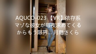 AQUCO-023 【VR】依存系マゾな彼女が毎夜求めてくるからもう限界… 月島さくら